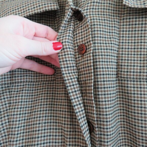 ELOQUII Belted Wide Leg Sleeveless Jumpsuit in Tan Plaid - Size US 24 - Picture 7 of 15